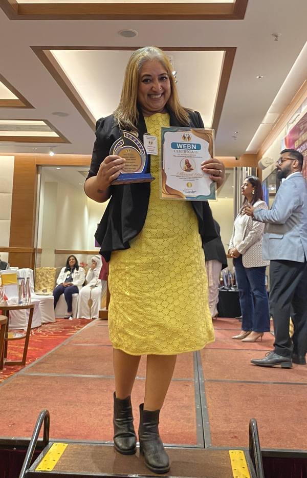 Massarat Kaur Kang, Receiving an award