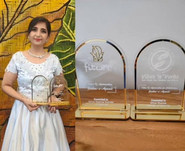 Divyaa R Sharma, With her awards